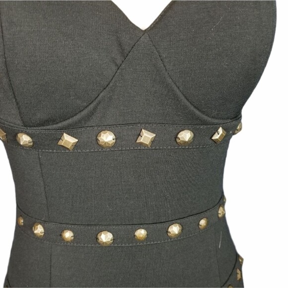 Better B. Bodycon Dress Bustier studded Punk Goth Size Small - Picture 2 of 4